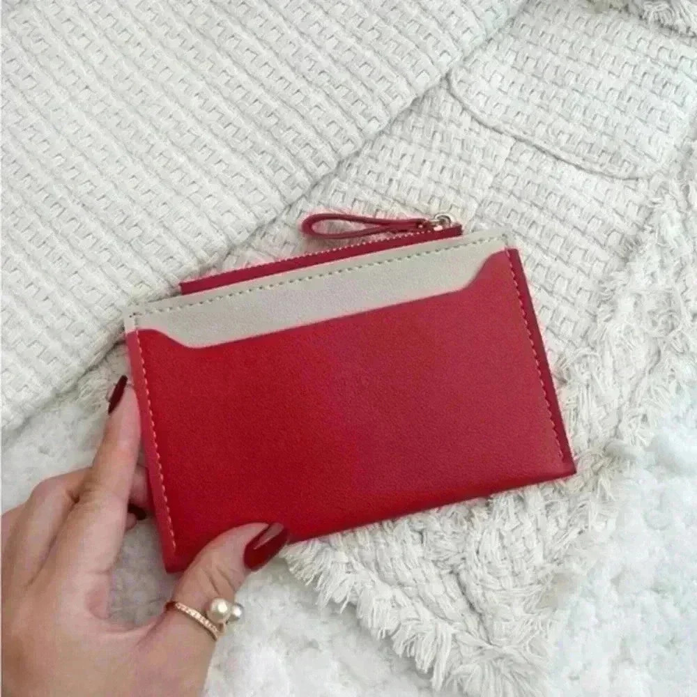 ⚠️Clearance❤️New Two Tone Cardholder Red Wallet